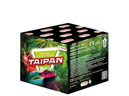 Taipan:   "Die Party Batterie" Goldbrokat Aufstieg,  gemischt mit roten und grünen Bl