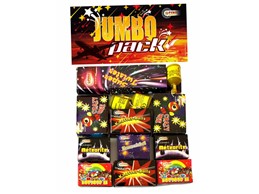 JUMBO Pack:   Mega - Sortiment für die jungen Feuerwerksbegeisterten, 172x Spaß für ALLE! 
